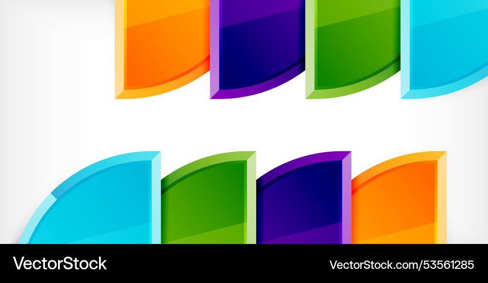 Triangle circles background Vector Image