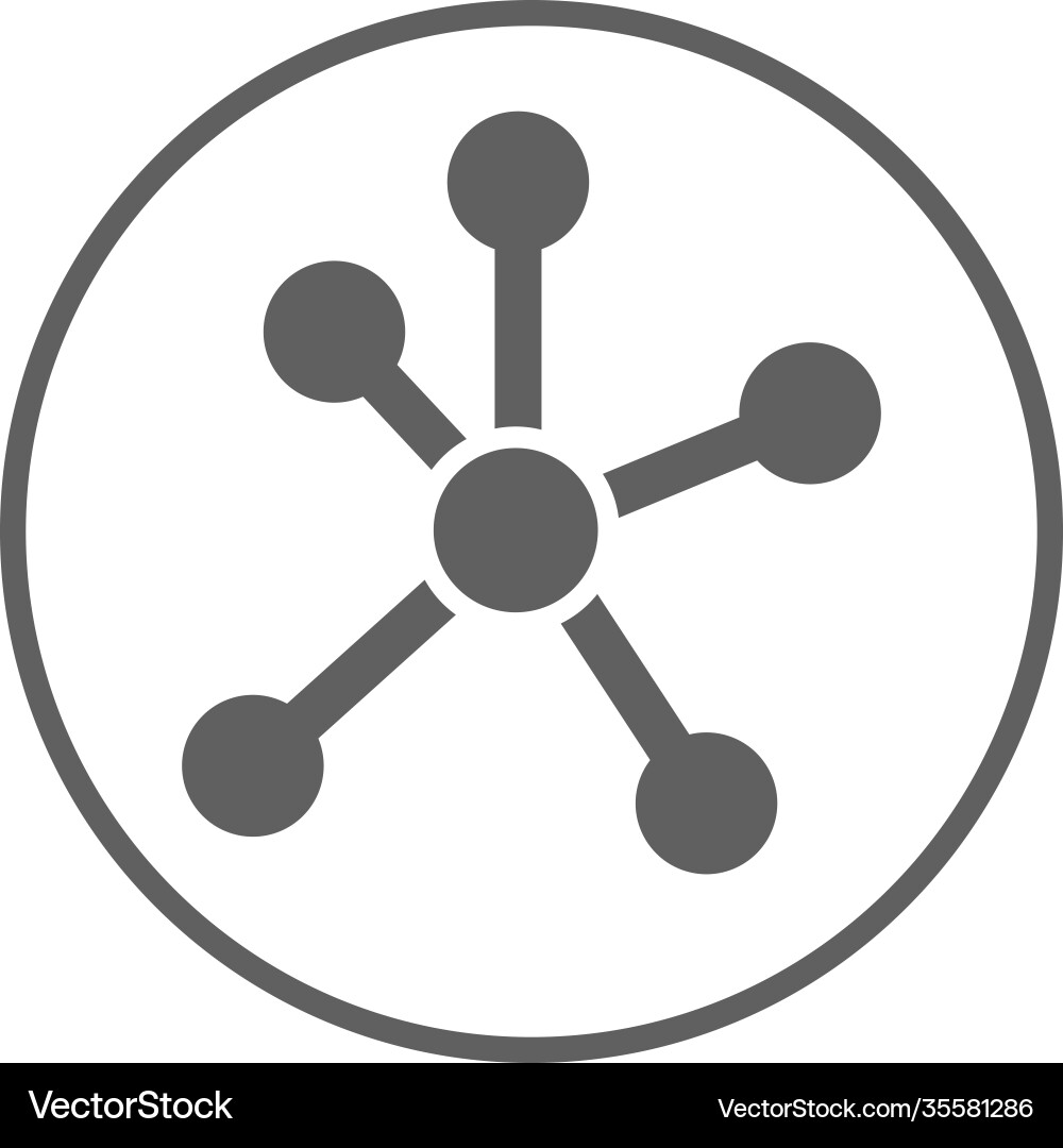 Community network connection icon gray version Community network connection icon gray version vector image