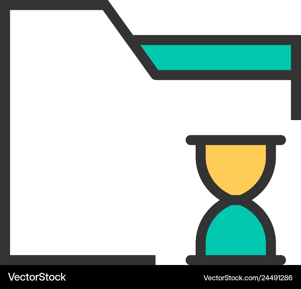 Folder icon design interaction Vector Image