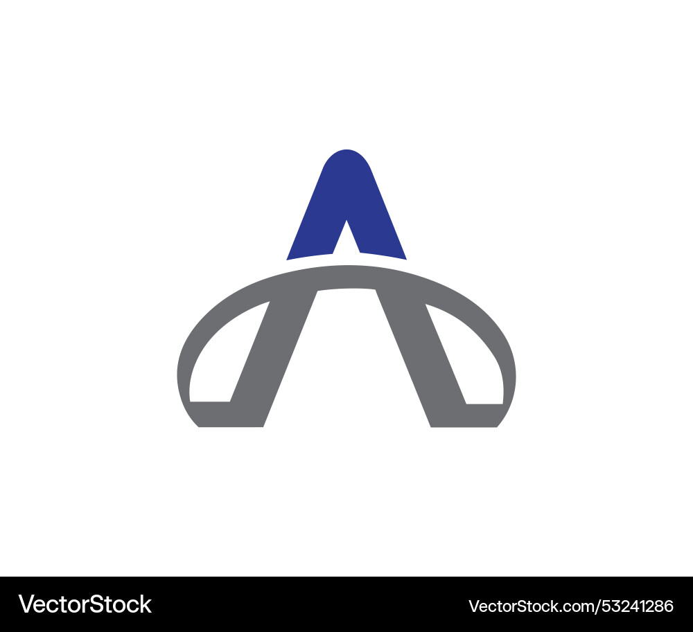Initial a letter logo design template Royalty Free Vector