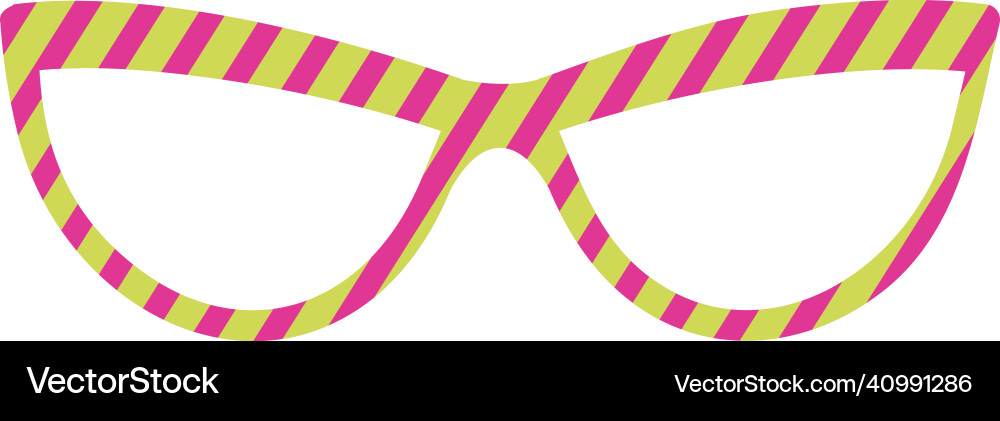 Party glasses icon funny carnival costume Party glasses icon funny carnival costume vector image