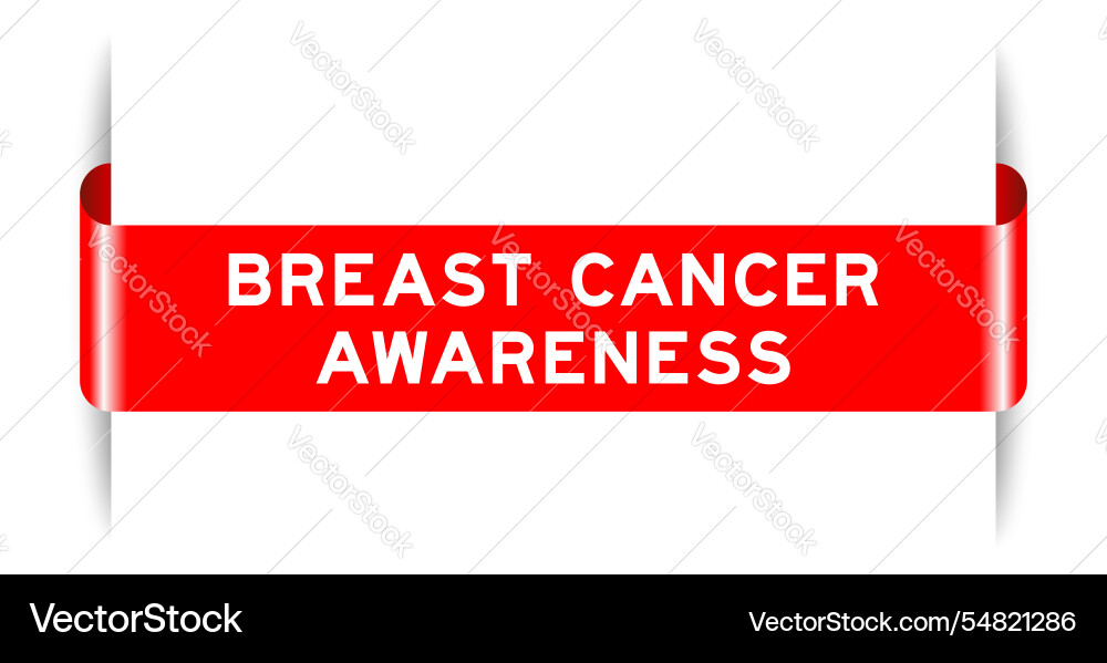 Red color inserted label banner with word brain Red color inserted label banner with word brain Vector Image