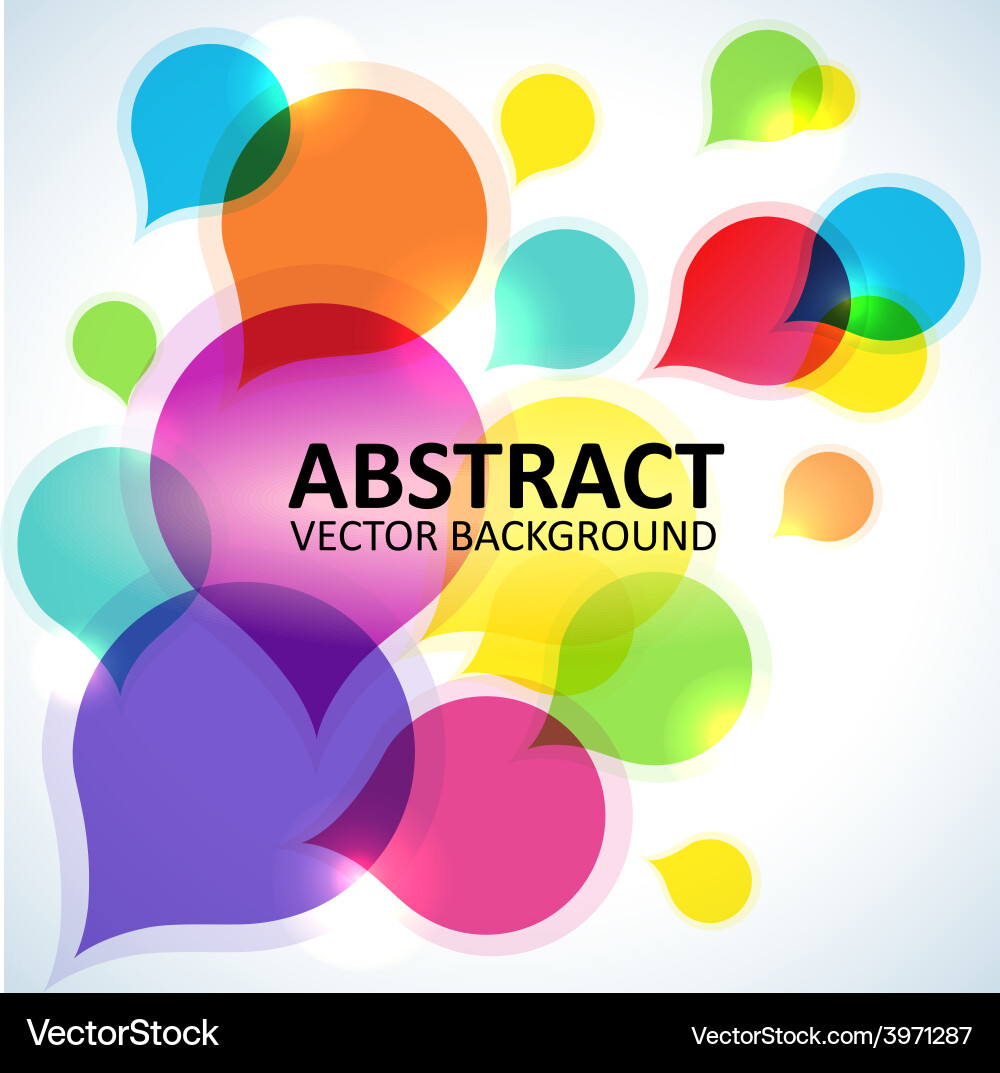 Abstract Colorful Shape Background vector image