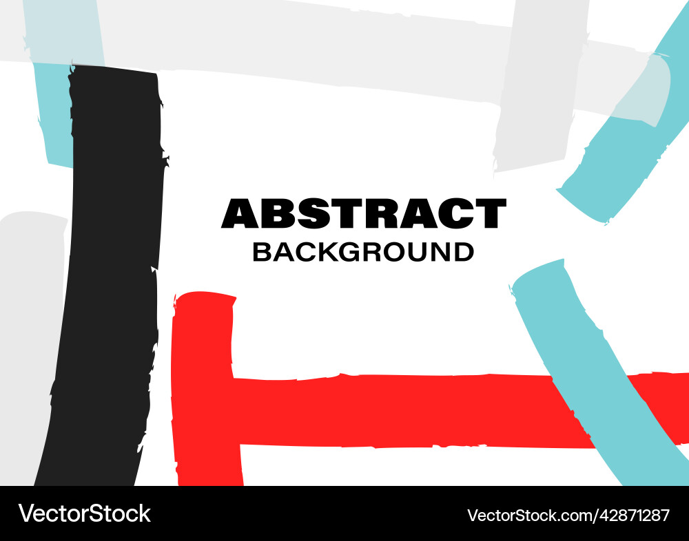 Brush stroke texture abstract background Vector Image