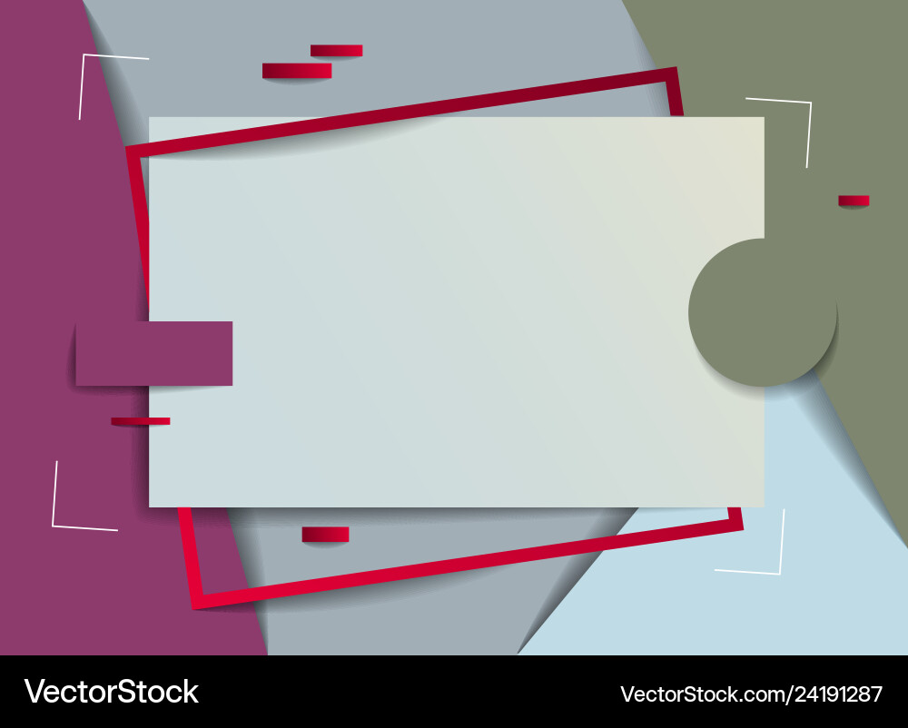 Frame with copy space for text design template Frame with copy space for text design template vector image