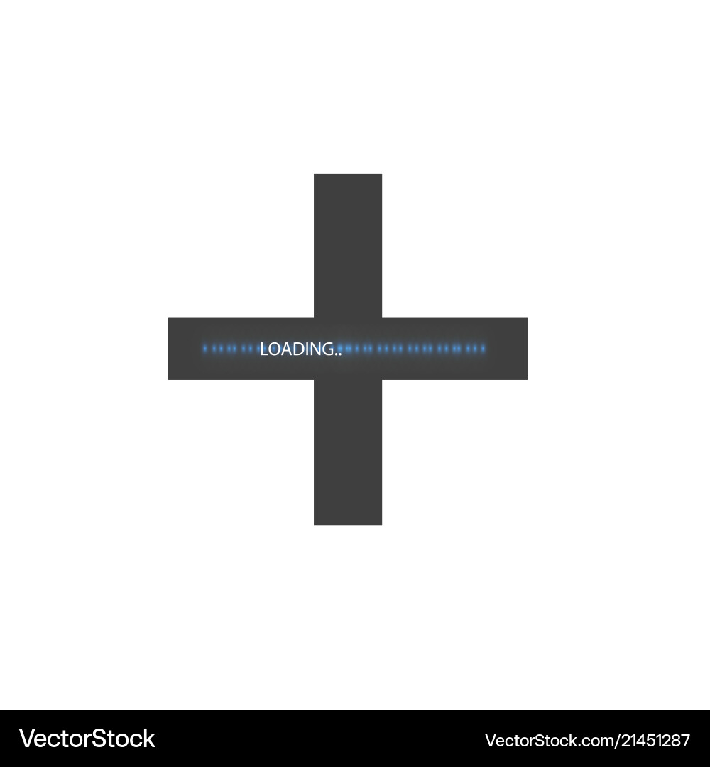 Progress loading bar with lighting concept Progress loading bar with lighting concept vector image