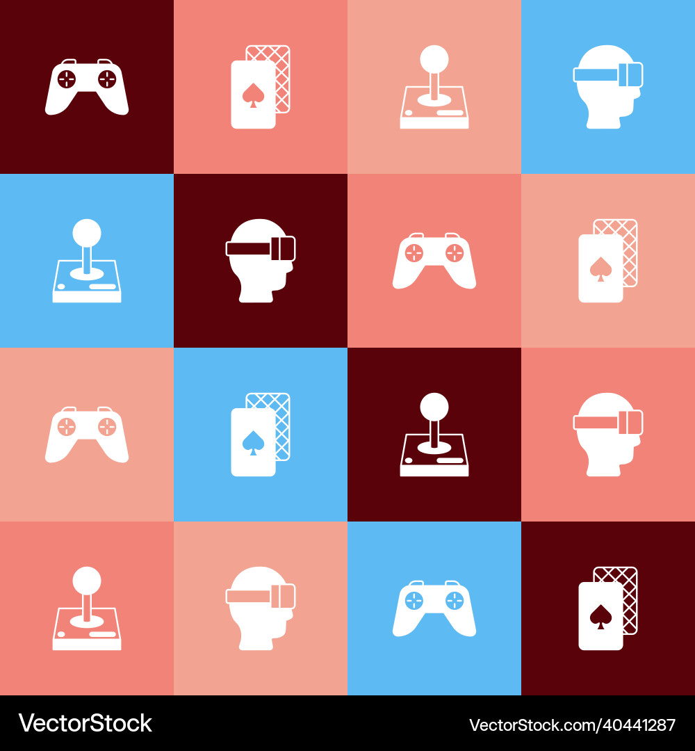 Set pop art game controller or joystick playing Set pop art game controller or joystick playing Vector Image