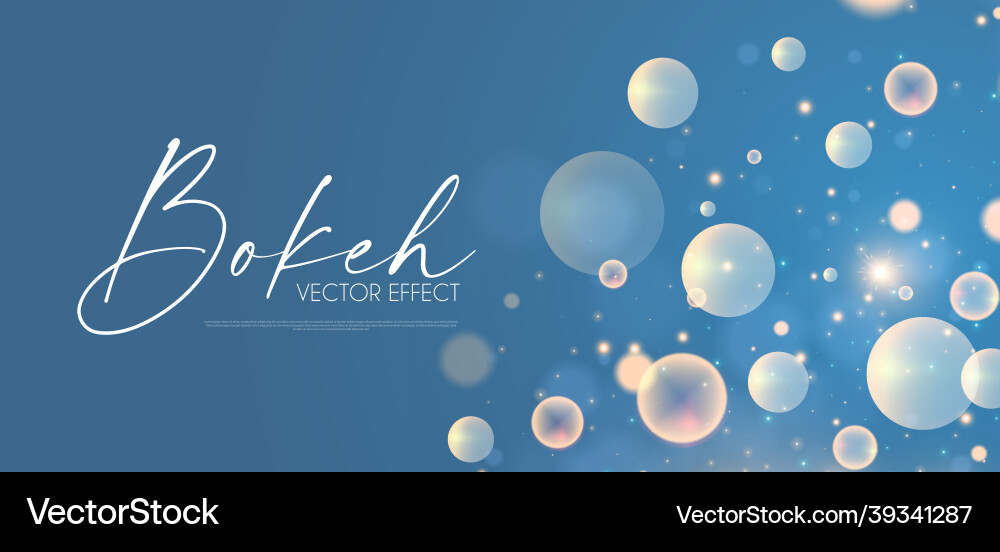 Soft bokeh elegant light effect fluid Vector Image