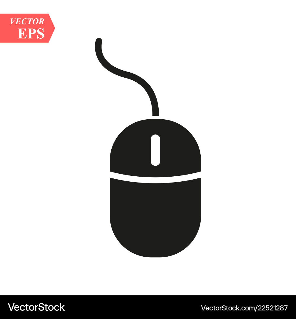 Version computer mouse icon eps 10 Version computer mouse icon eps 10 Vector Image
