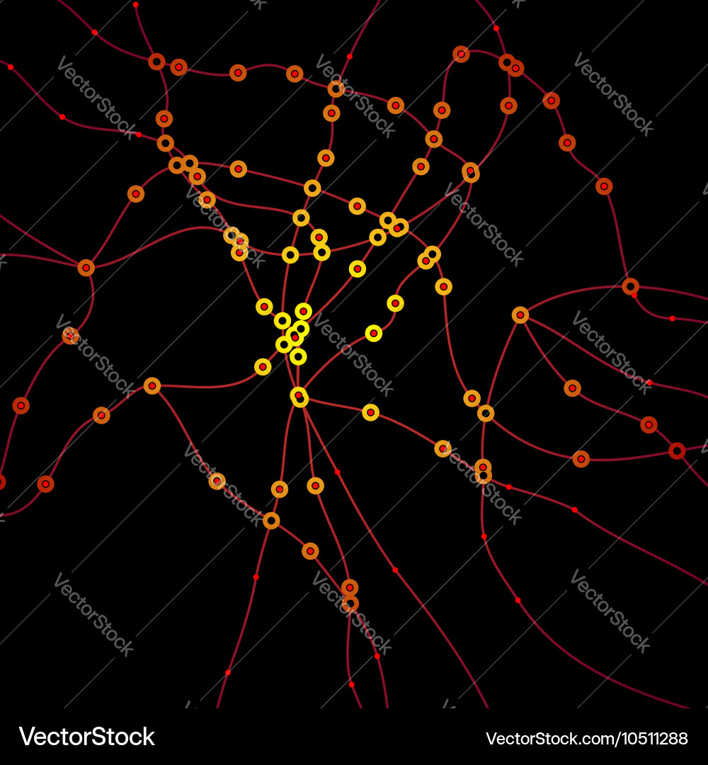 Background with grid of dotted lines vector image