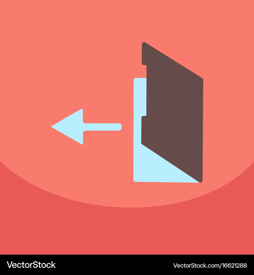 Flat style blank realistic notepad notebook vector image