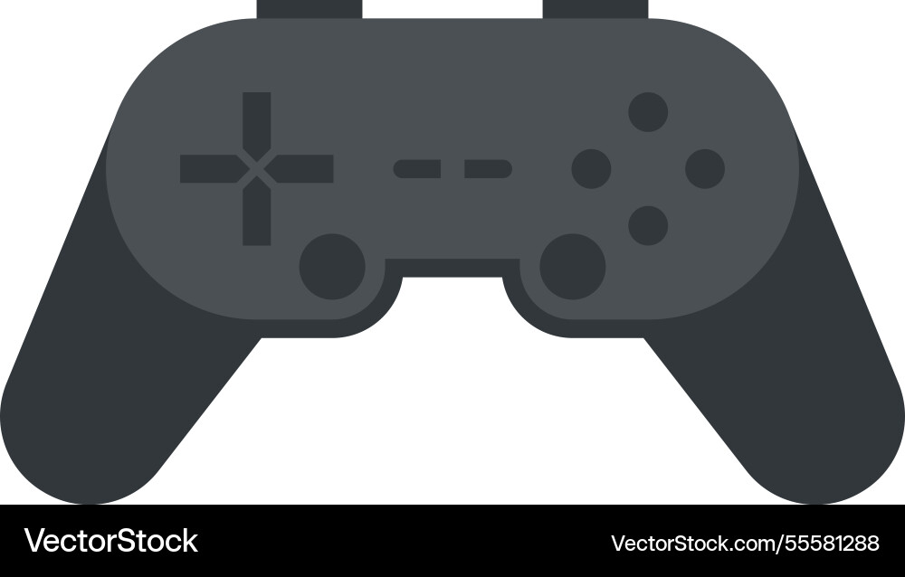 Game development flat web icon concept Vector Image