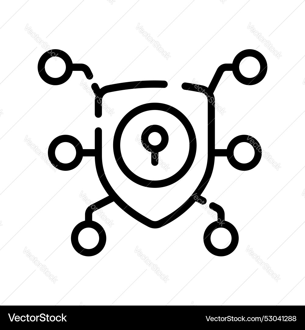 Secure connection icon encryption information Vector Image