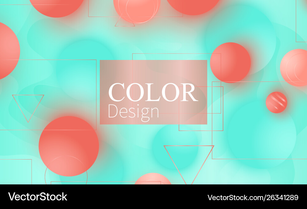 Color background fluid pattern Vector Image