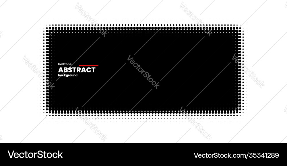 Halftone in abstract style with place for text Halftone in abstract style with place for text vector image