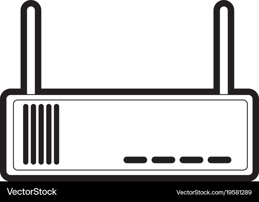 Isolated wifi design Vector Image