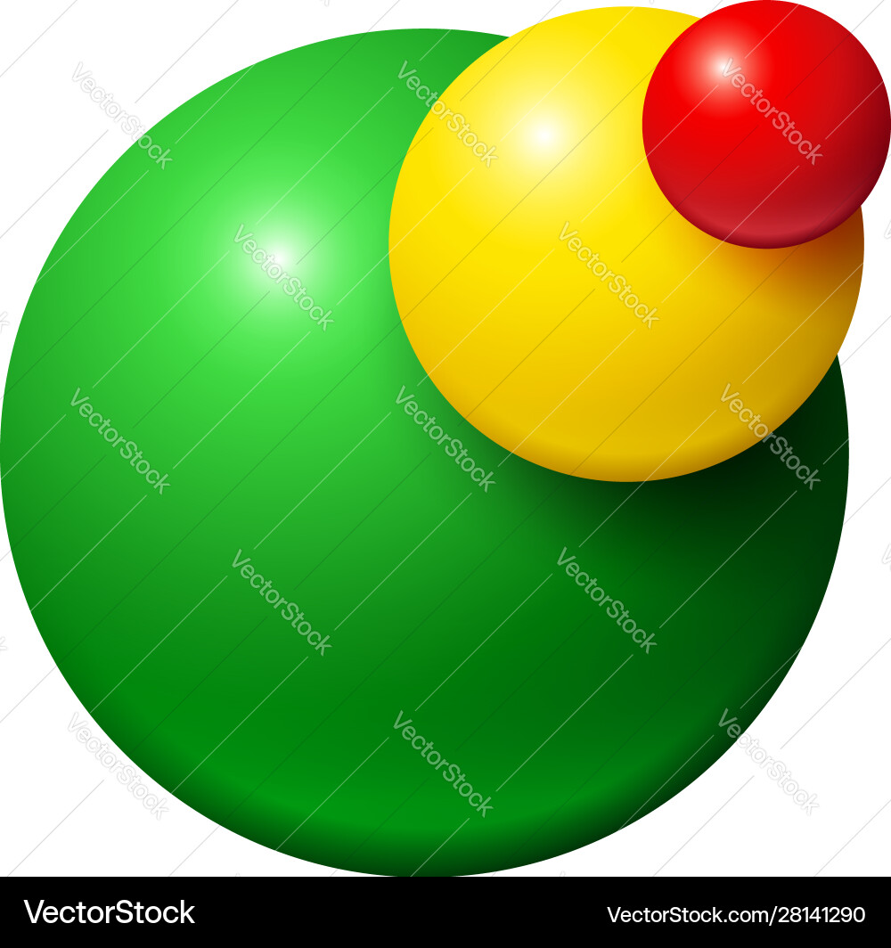 Abstract minimal frame with colorful balls Abstract minimal frame with colorful balls Vector Image