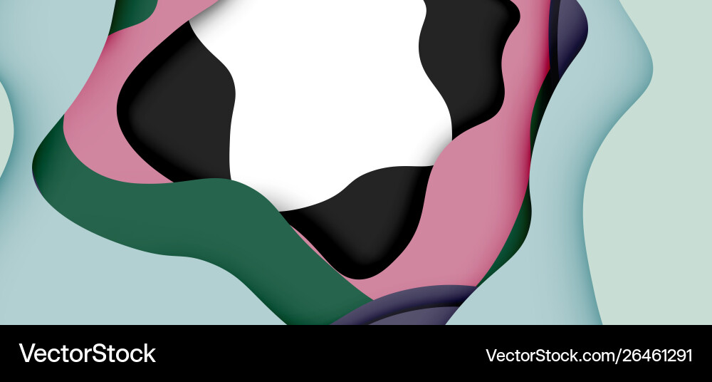 Abstract cut out waves for web design Abstract cut out waves for web design vector image
