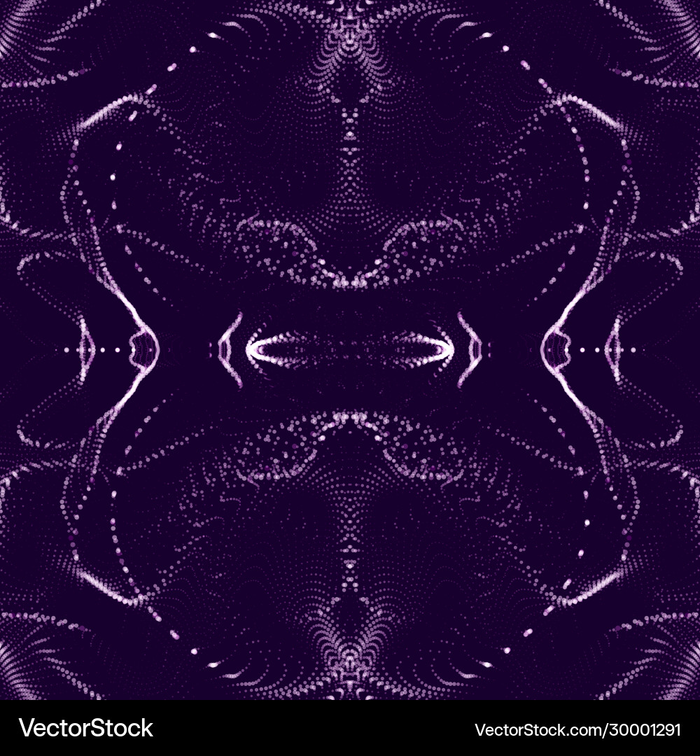 Abstract Tech Dots - Dynamic Flow vector image