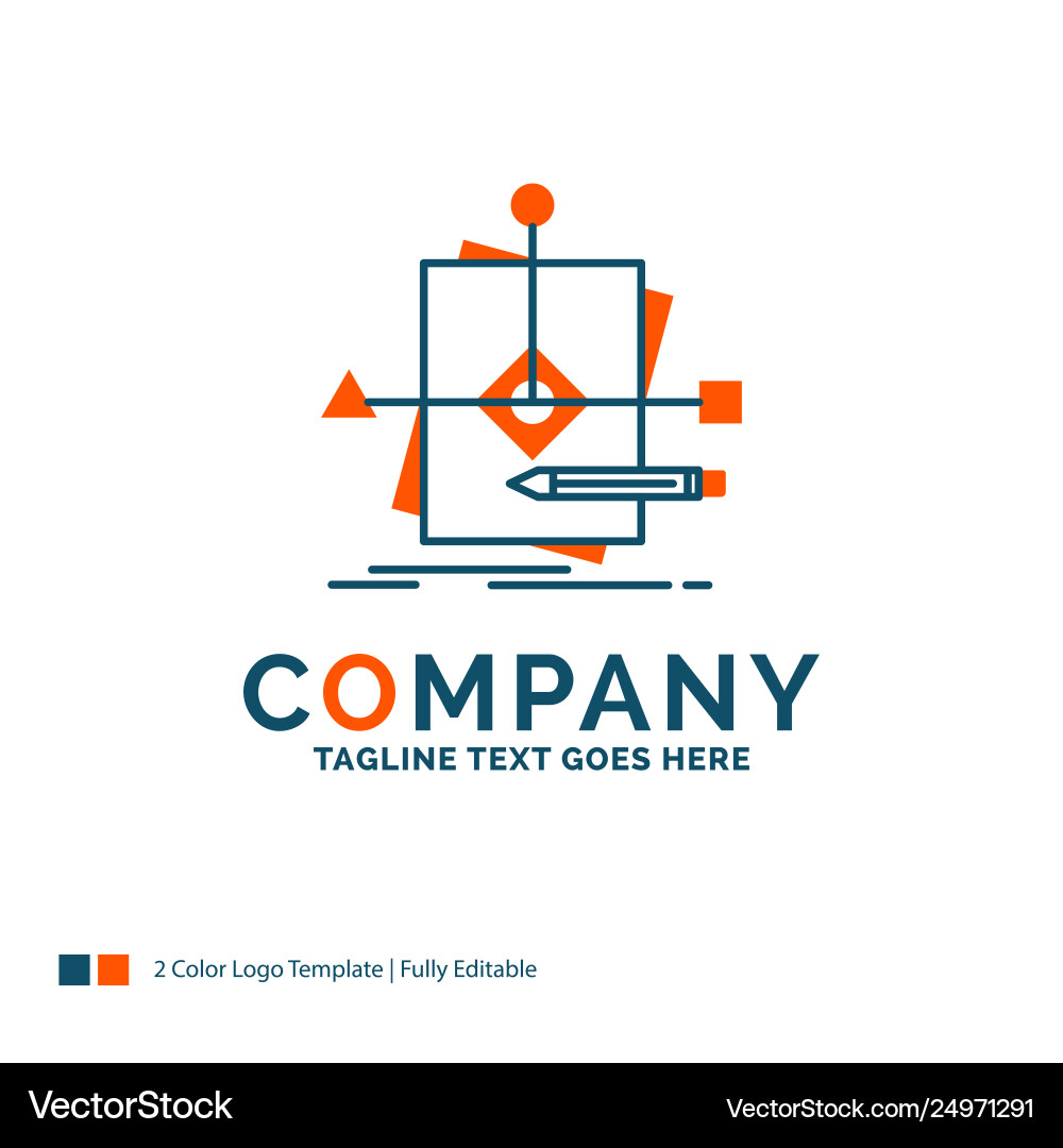 Algorithm business foretelling pattern plan logo Algorithm business foretelling pattern plan logo Vector Image