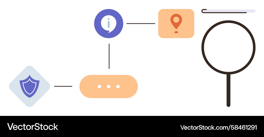 Data Flow & Process Visualization Vector Image