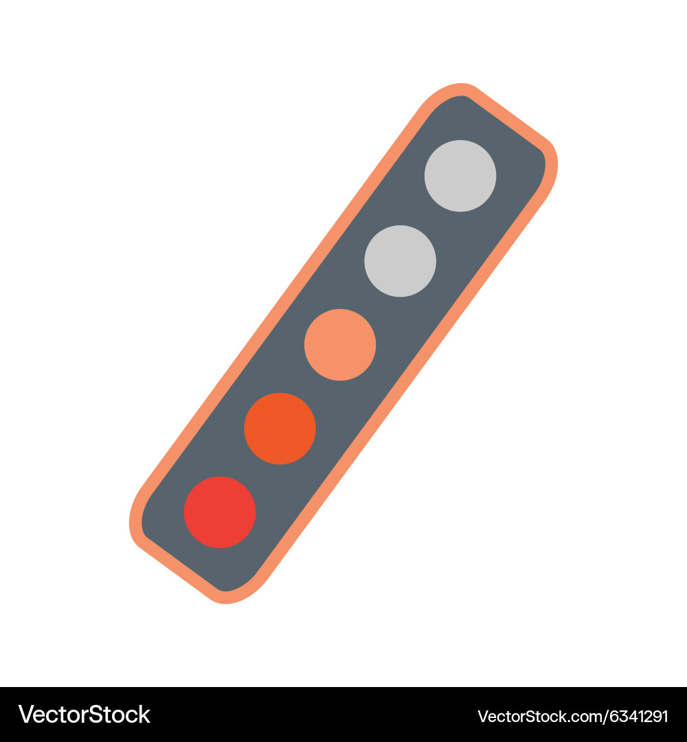 Flat with shadow icon and mobile application Vector Image