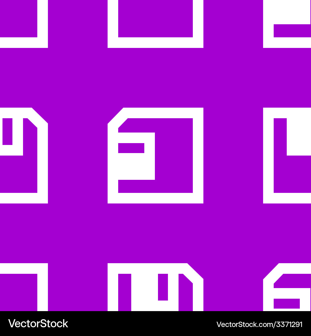 Floppy disk web icon flat design seamless pattern Vector Image