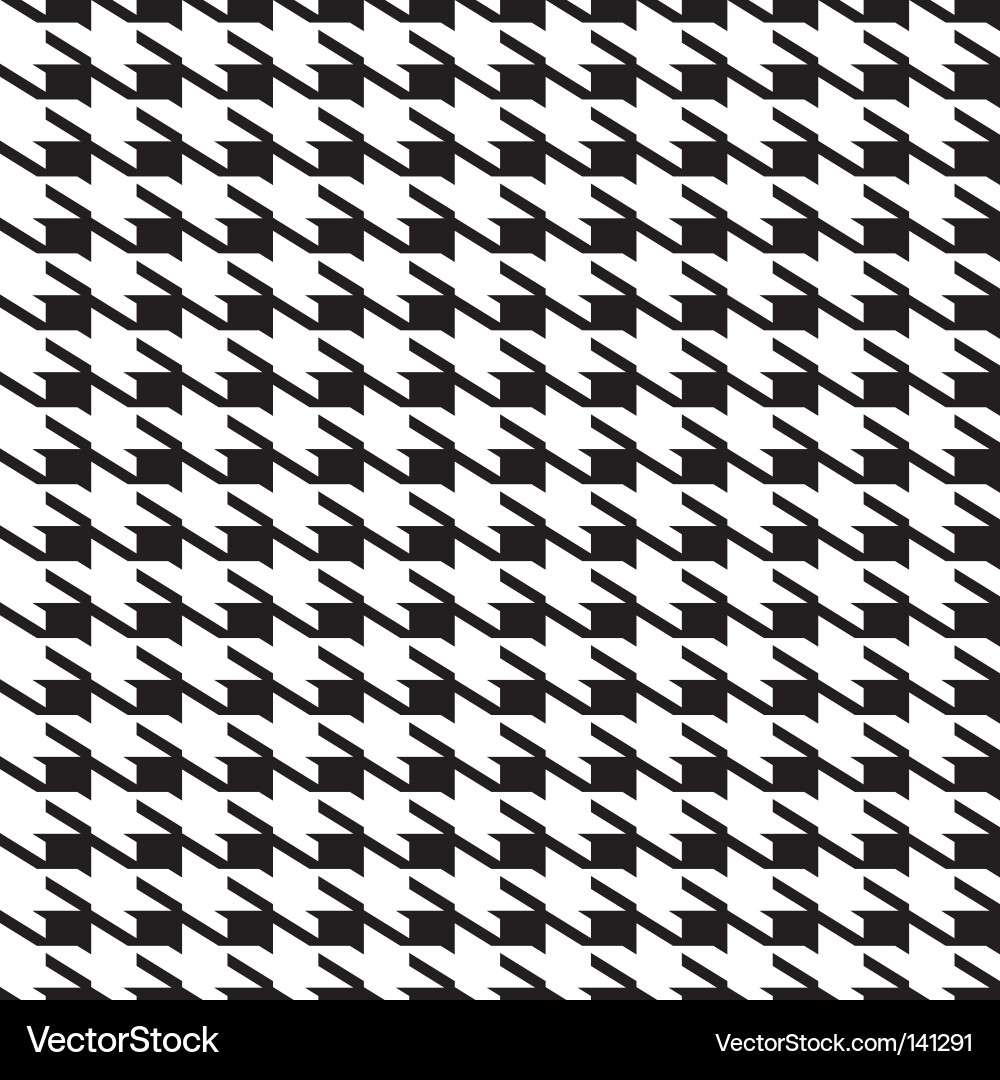 Houndstooth Pattern Background vector image