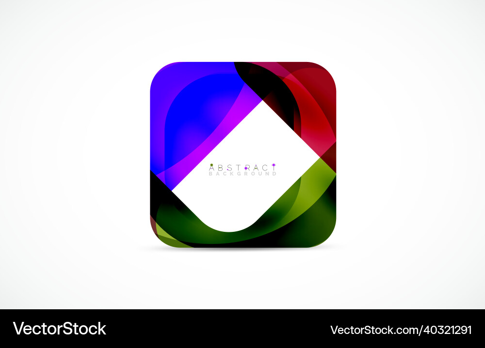 Minimal background abstract square shape Minimal background abstract square shape vector image