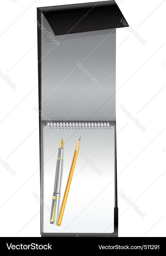 Notebook Vector Image