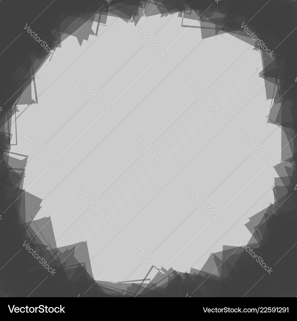 Random scattered shapes can be used as a frame Vector Image