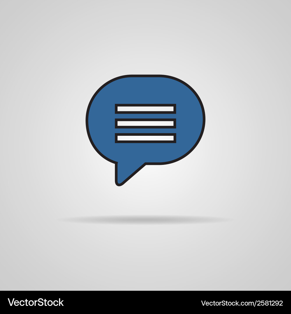 Blue blank map pin icon web button Vector Image