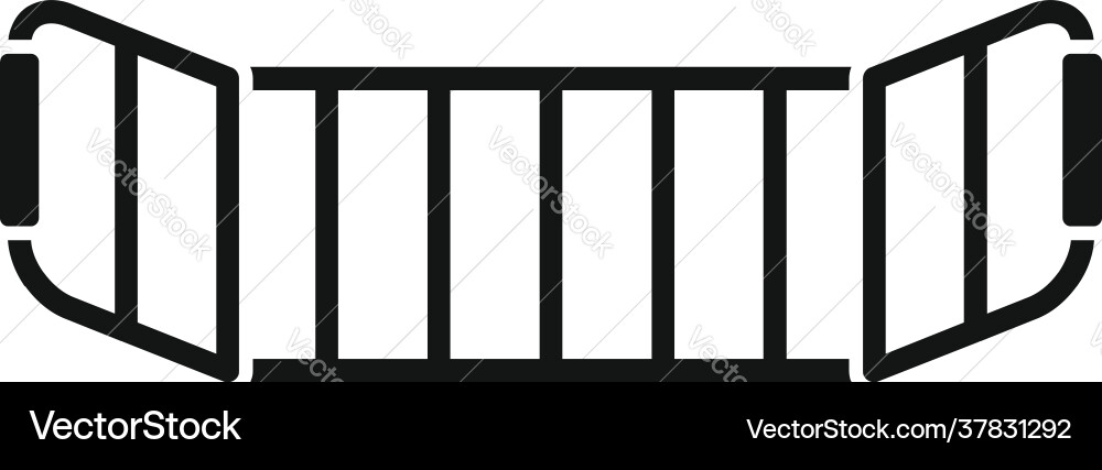 Dryer net stand icon simple style Dryer net stand icon simple style Vector Image
