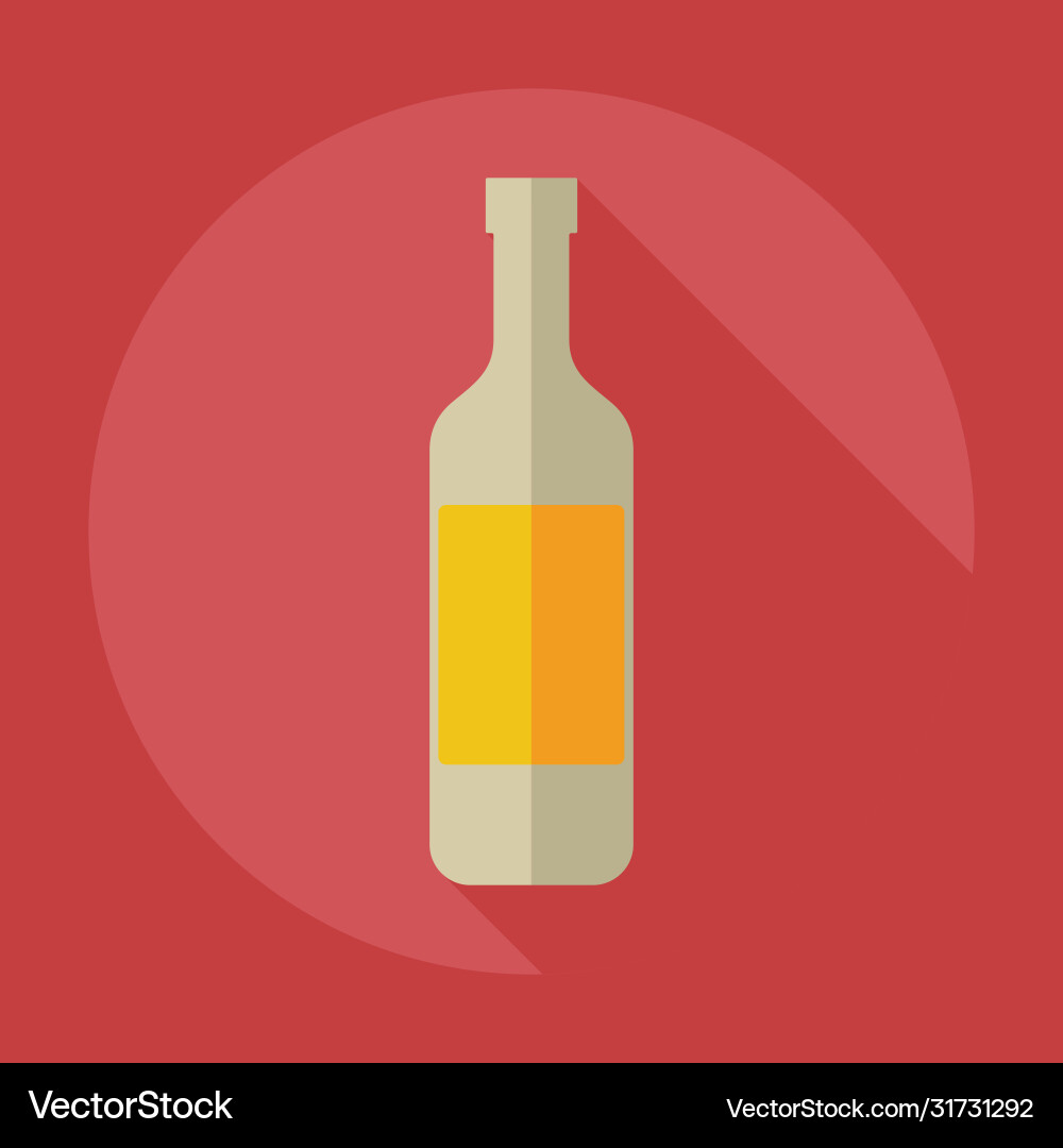 Flat modern design with shadow icons beverage Vector Image