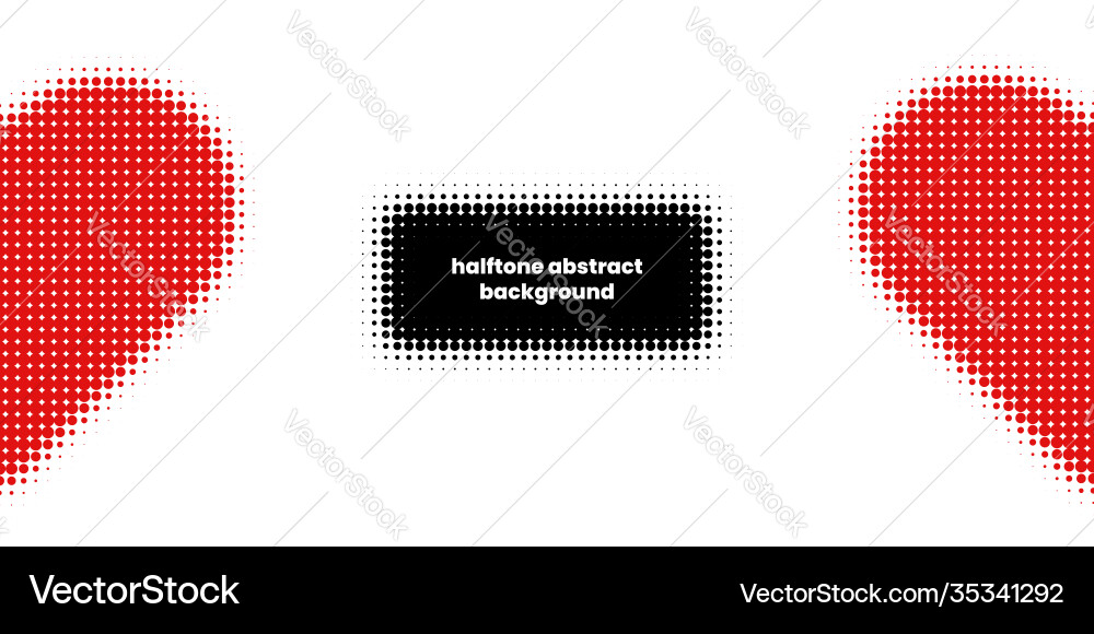 Halftone in abstract style with place for text Halftone in abstract style with place for text vector image