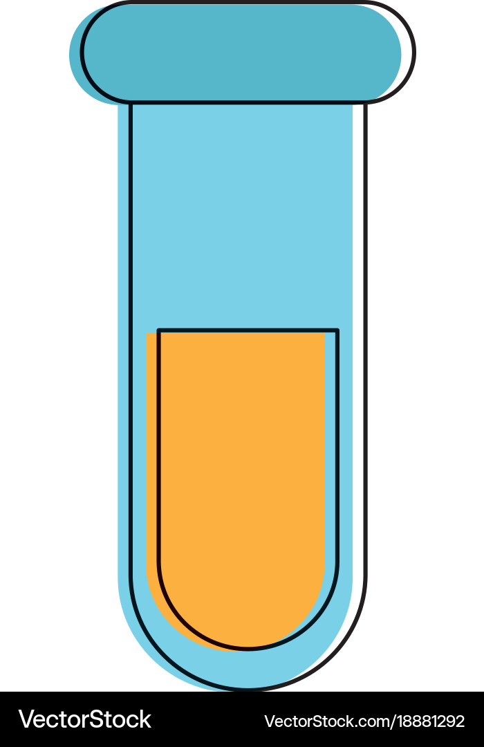 Isolated flask design Vector Image