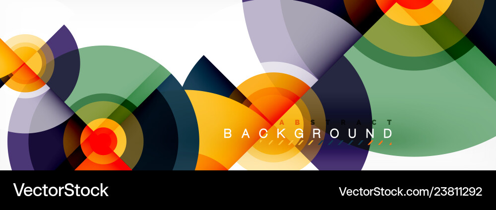 Retro Circle Pattern Background vector image