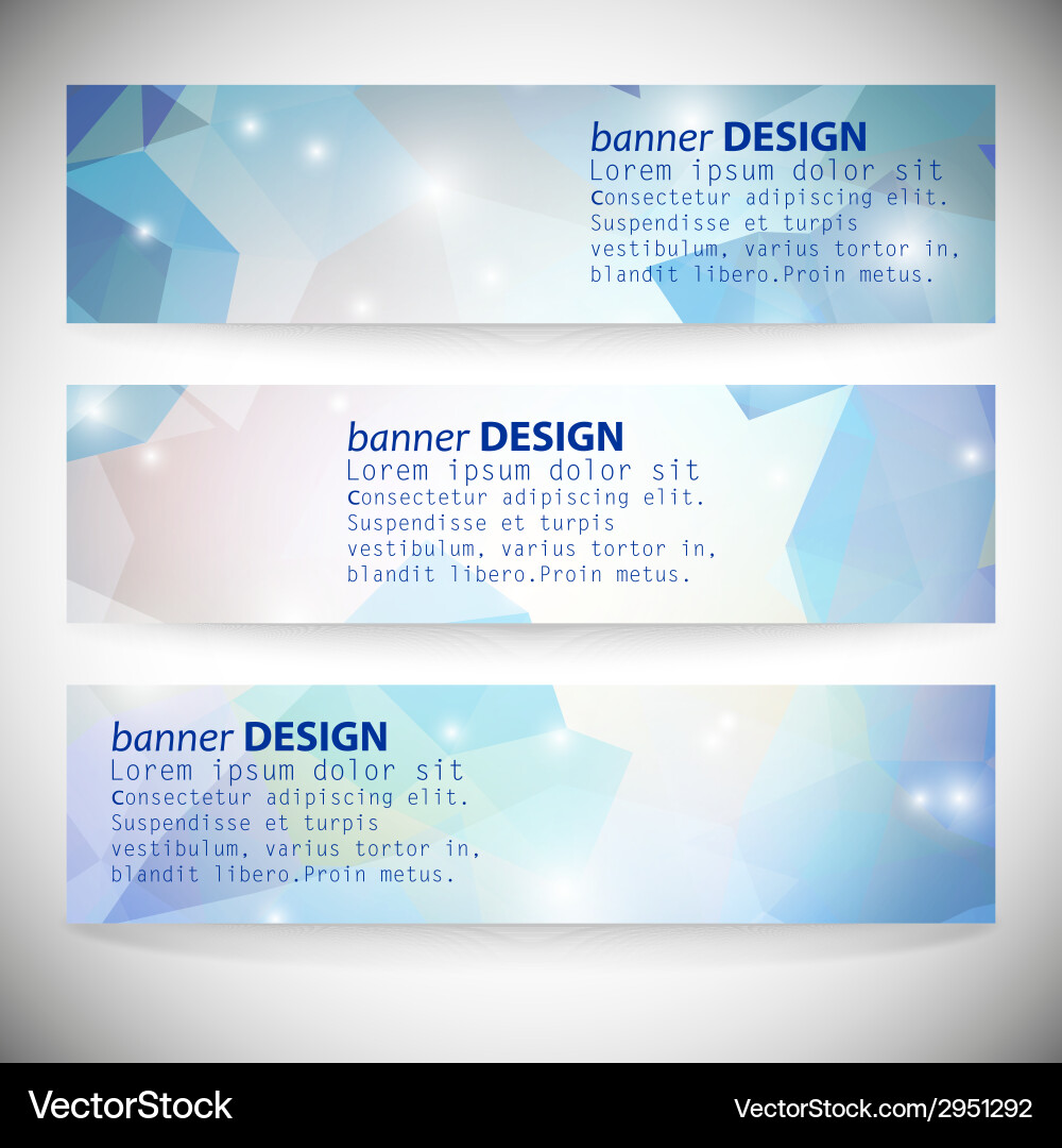 Set with polygonal abstract shapes circles lines vector image