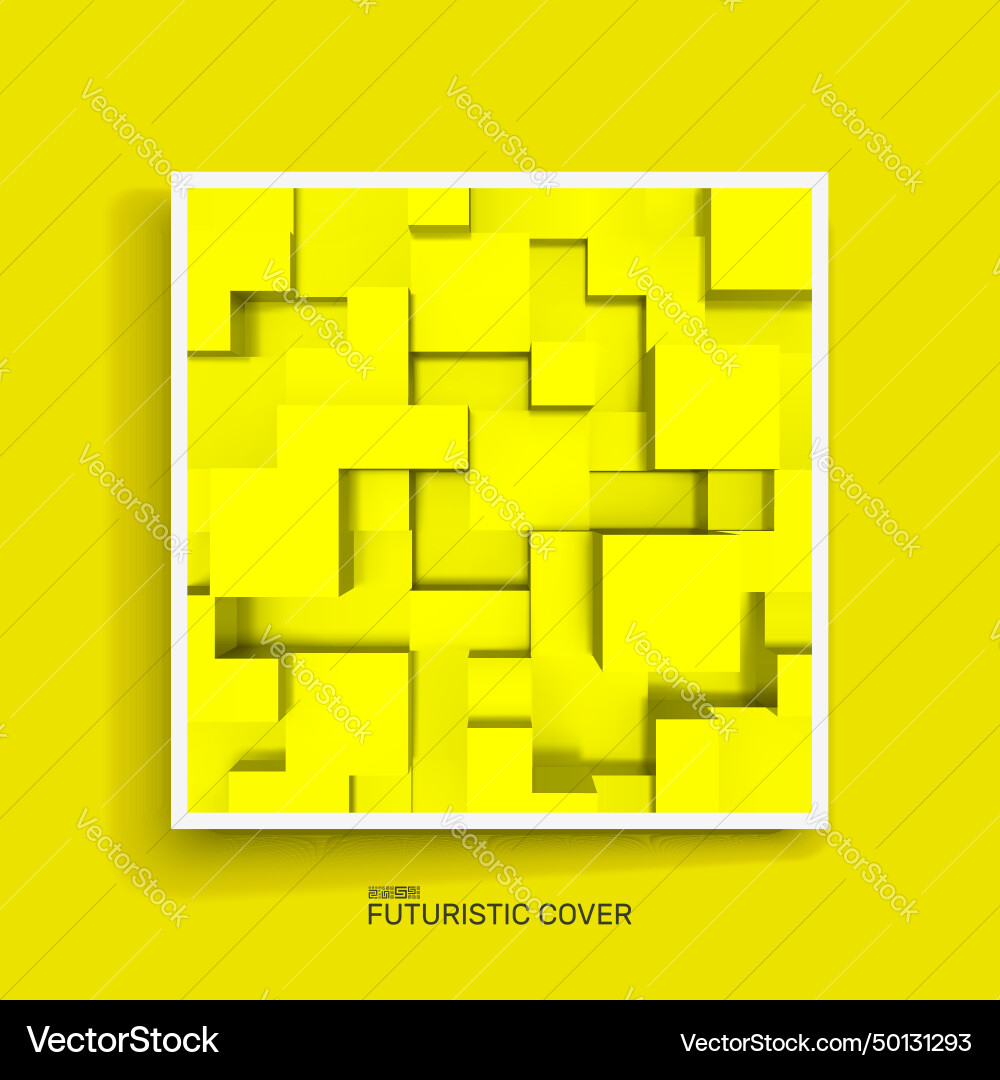 Abstract background of 3d blocks textbook booklet Abstract background of 3d blocks textbook booklet Vector Image