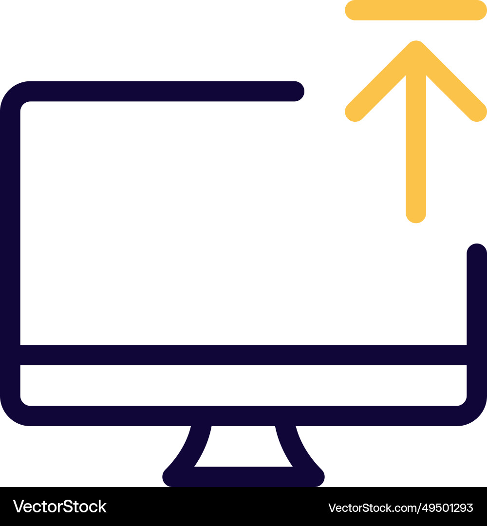 Dateiübertragung von einem Computer zu Web-Speicher vektorbild