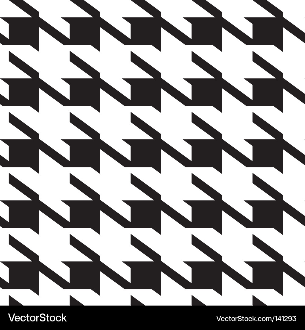 Houndstooth Pattern Background vector image