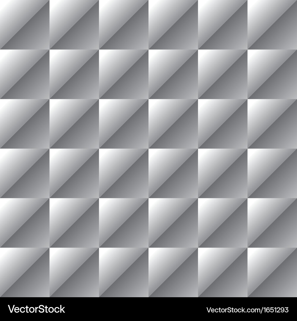 Metallic Gradient Square Pattern Vector Image