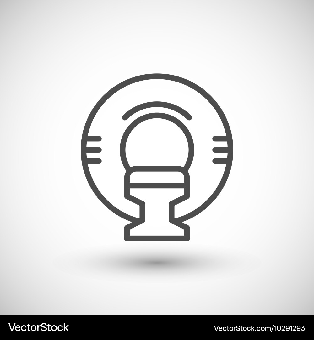 MRI Scan Icon Vector Image