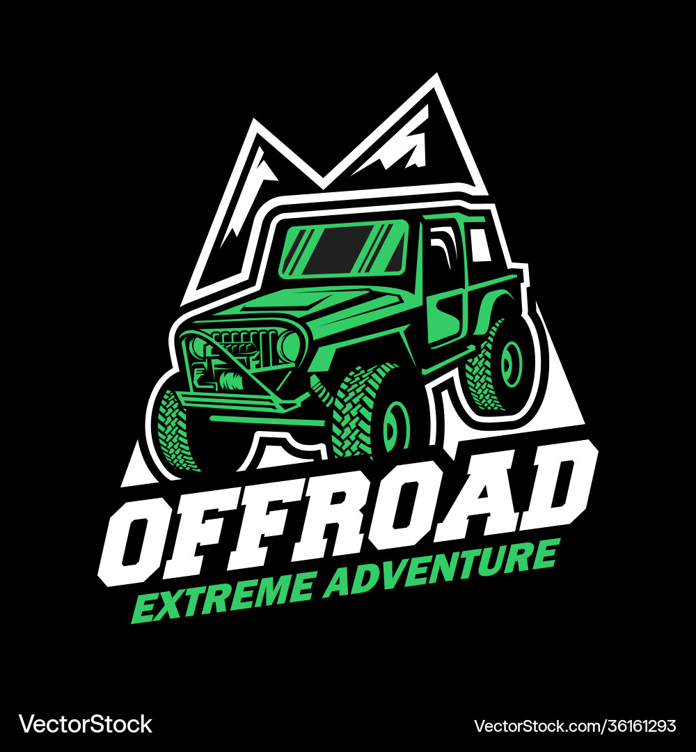 Offroad Royalty Free Vector Image - VectorStock