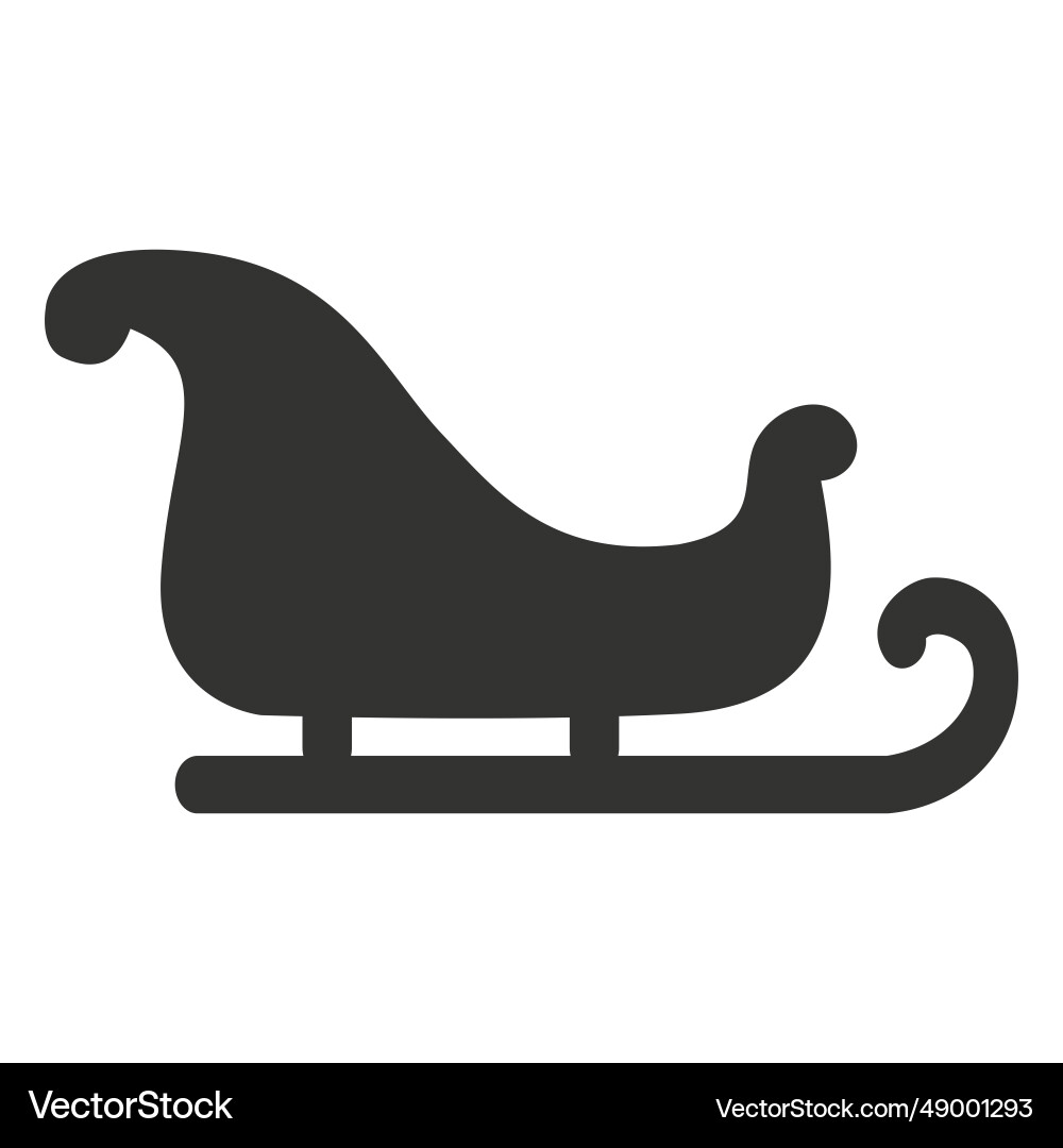 Sleigh Icon Sleigh Icon vektorbild