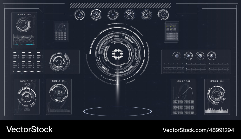 Abstract circular elements Abstract circular elements Vector Image