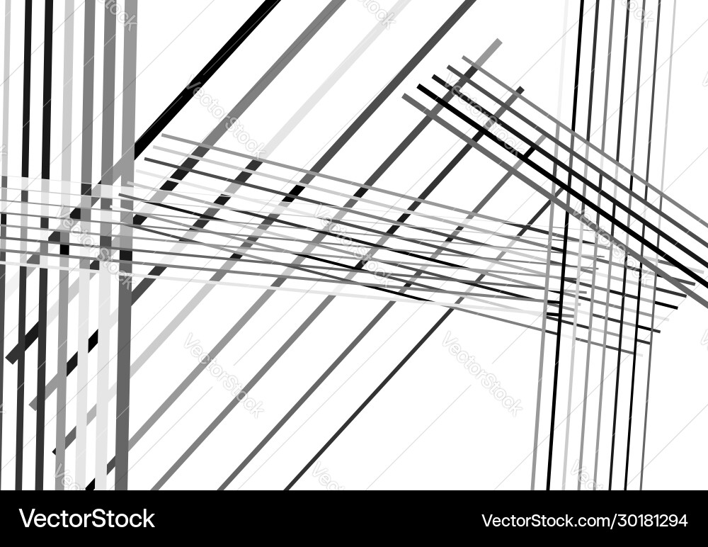 Abstract geometric art with random chaotic lines Abstract geometric art with random chaotic lines Vector Image