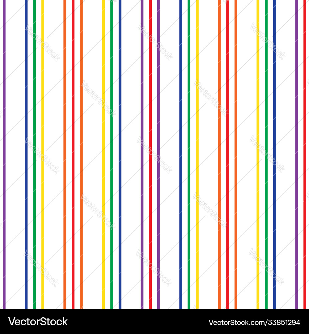Rainbow stripe seamless pattern background Rainbow stripe seamless pattern background vector image