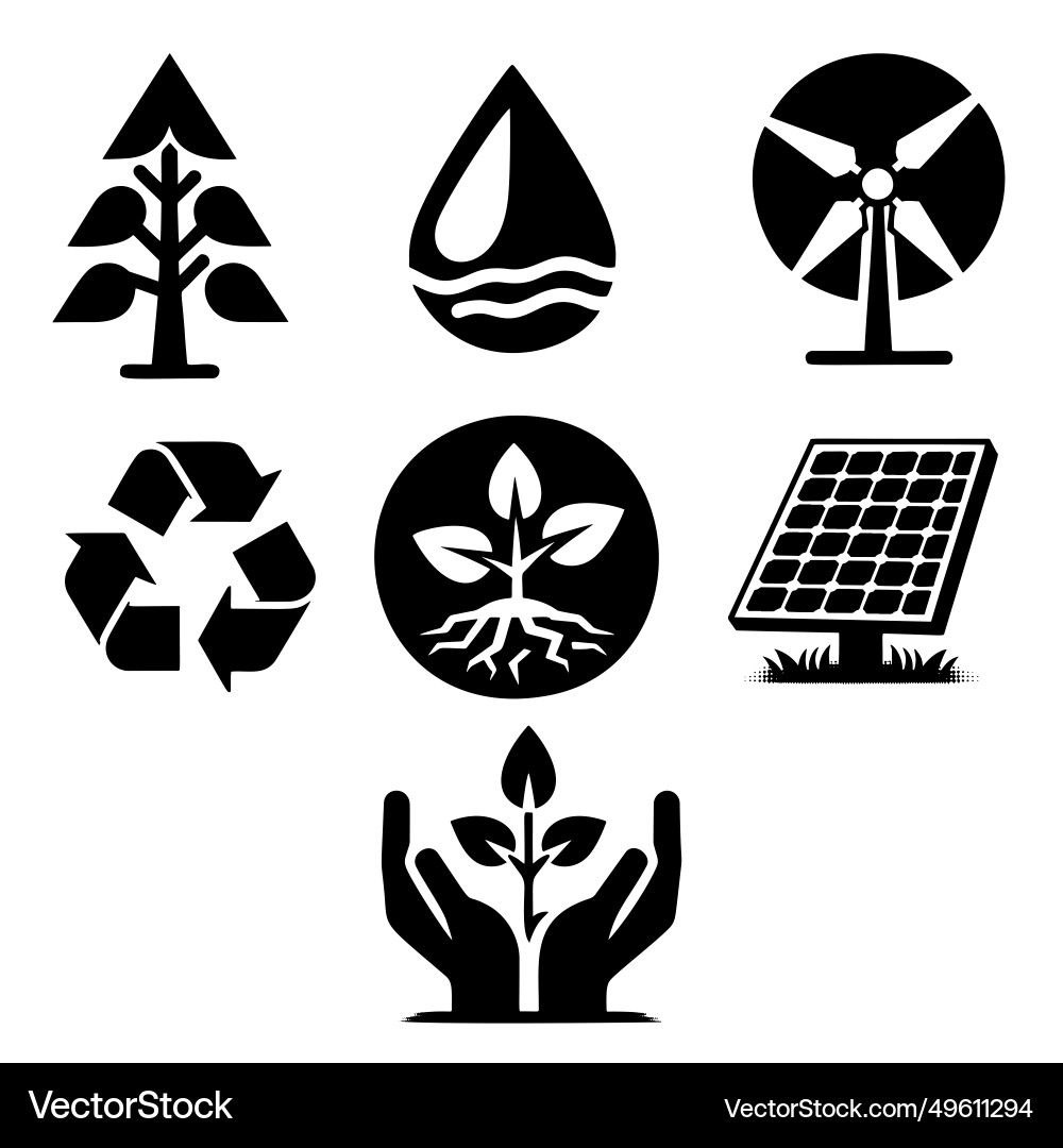 Schwarze Symbole Silhouetten Symbole Zeichen Zeichen verwandt Schwarze Symbole Silhouetten Symbole Zeichen Zeichen verwandt Vektorbild
