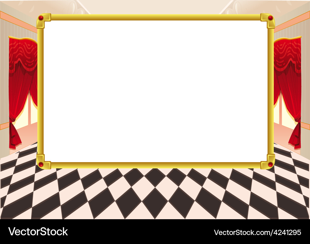 Funny card with empty space for text vector image
